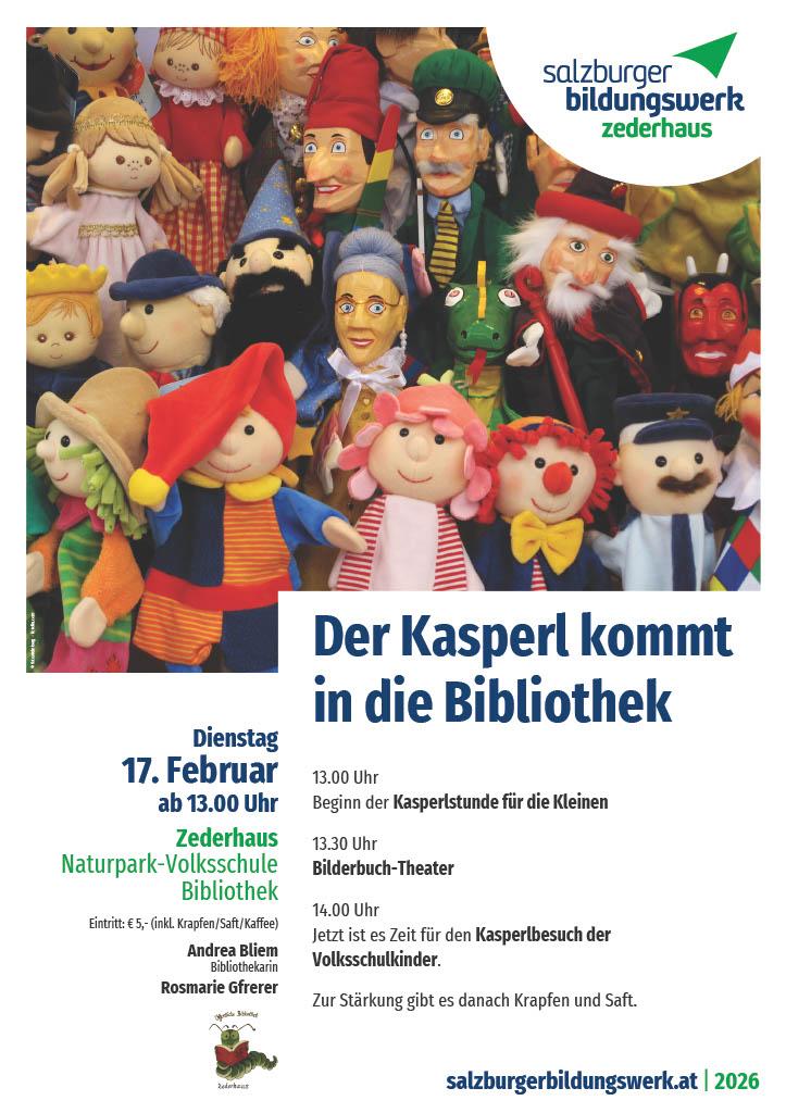 Der Kasperl kommt in die Bibliothek