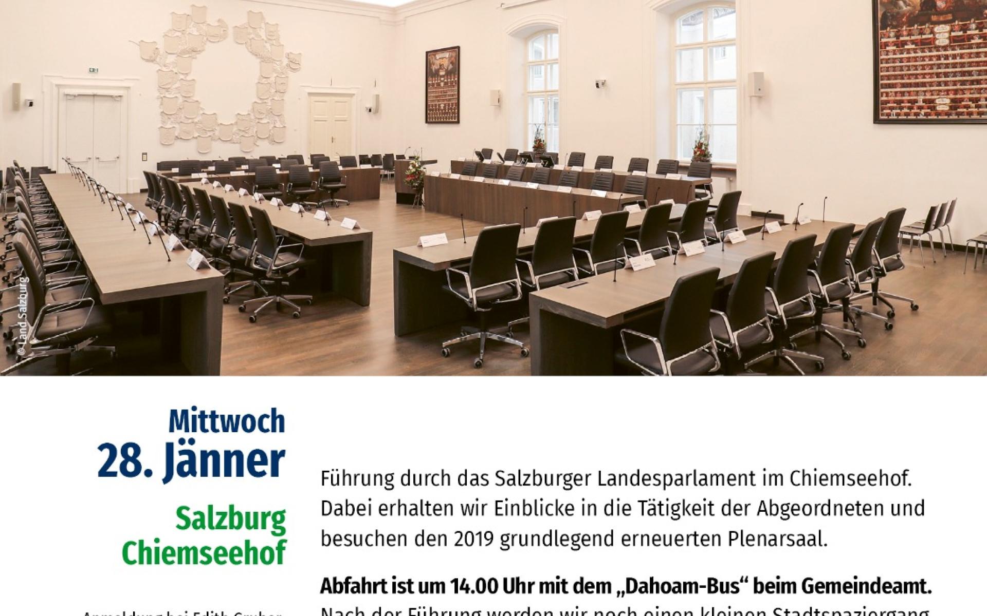 Besuch im Salzburger Landtag