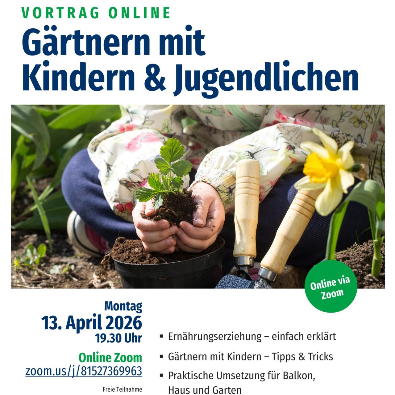 Gärtnern mit Kindern und Jugendlichen