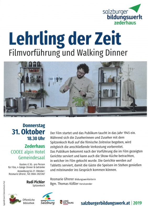 Einladung - Lehrling der Zeit